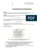 Lab1 Sound Power Measurement