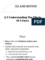 2.5 The Effects of A Force