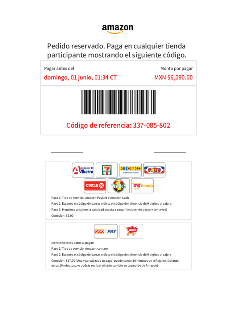 Codigo de Barras de Amazon | PDF