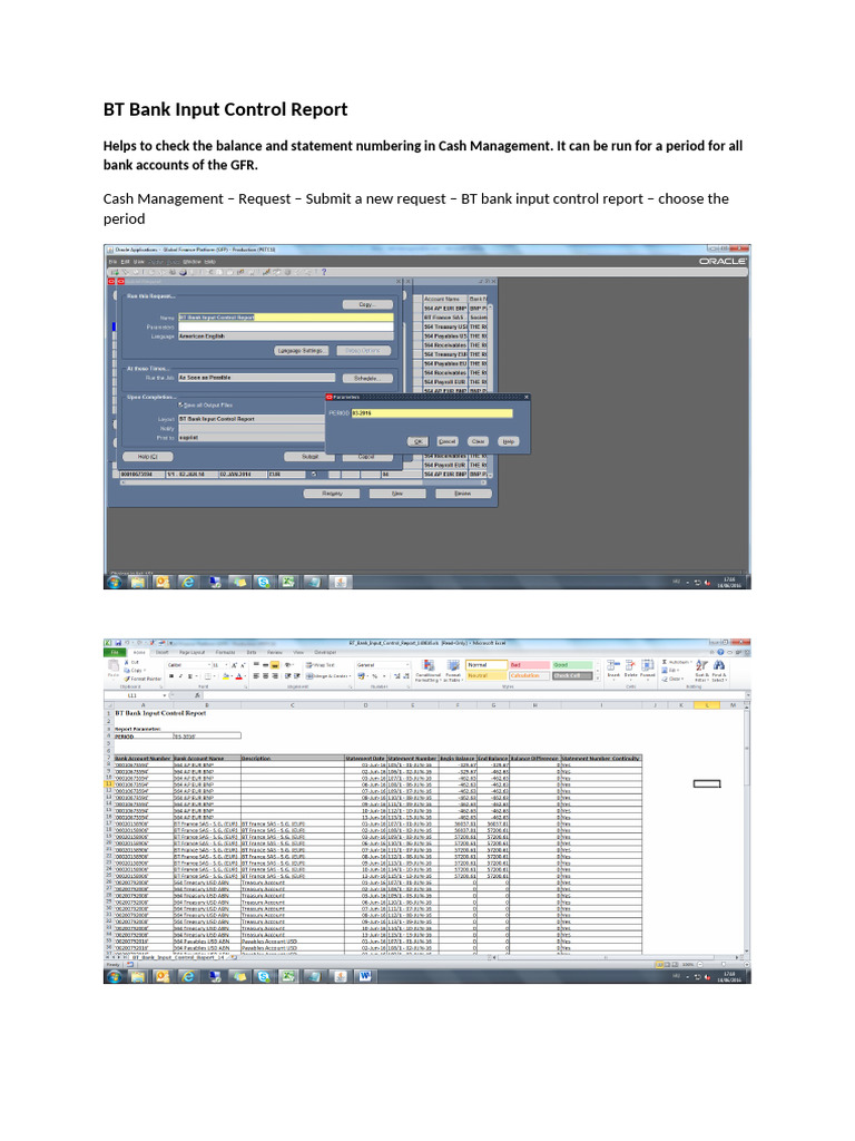 BT Bank Input Control Overview | PDF
