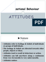 Organizational Behaviour: Attitudes