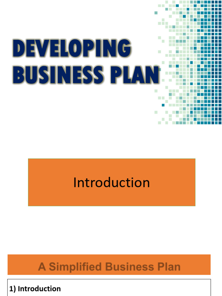 Simplified Business Plan Overview | PDF