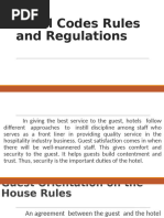 Hotel Guest Rules and Regulations Sample | PDF | Virtue | Common Law