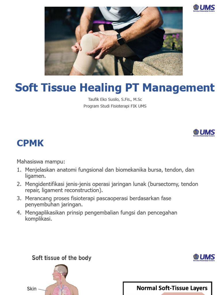 Soft Tissue Healing and PT Management | PDF | Soft Tissue ...