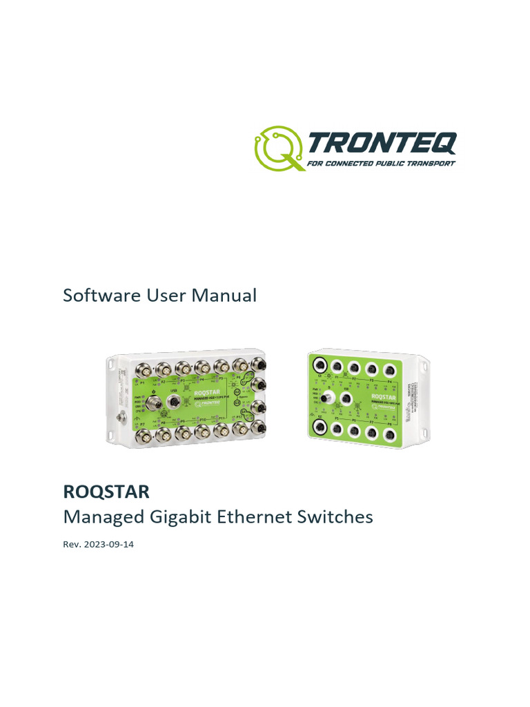 ROQSTAR Ethernet Switch User Manual | PDF | Ip Address | Domain Name System