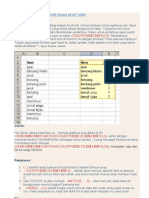 Membuat Tabel Data Unik Tanpa Pivot Table