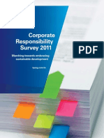 Corporate Responsibilty Survey Report