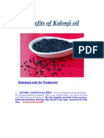 Benefits of Kalonji Oil