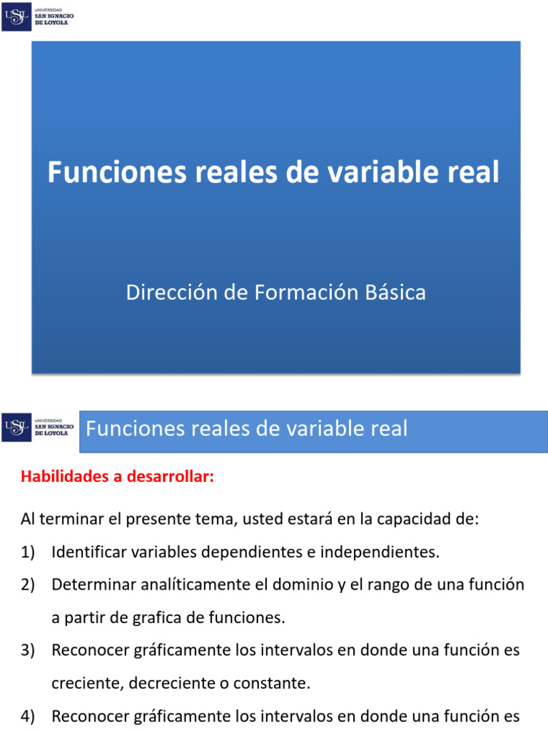 Clase 6 | PDF | Función (Matemáticas) | Variable (Matemáticas)