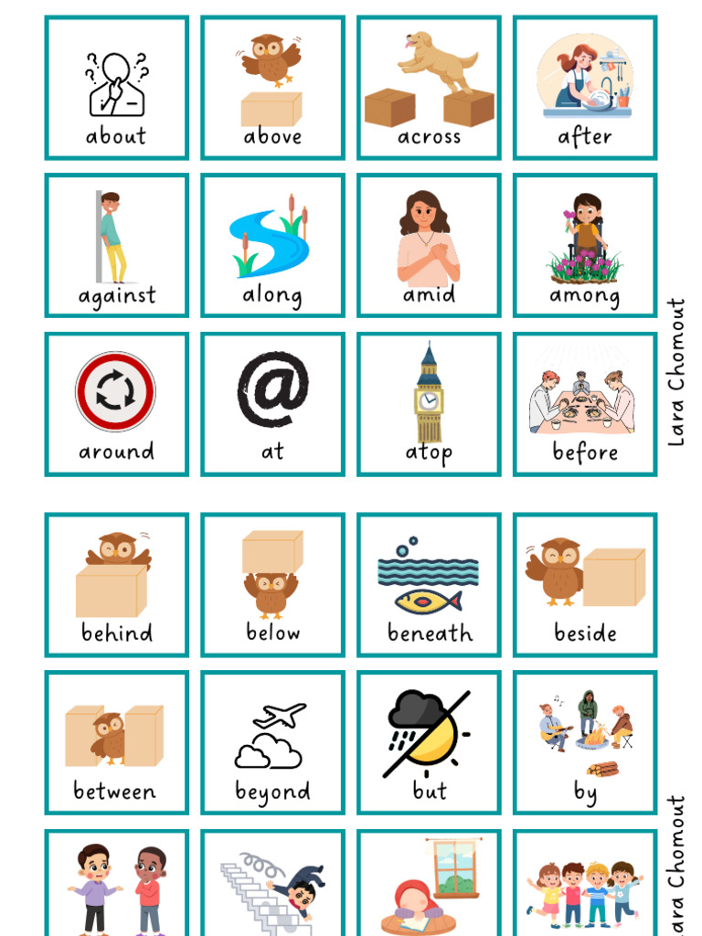 Prepositions Illustrated with Examples | PDF