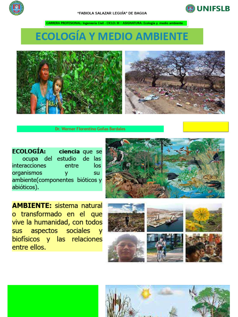 Ecologia y Medio Ambiente 1 | PDF | Ecología | Entorno natural