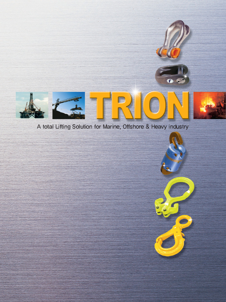 Trion: Marine Lifting & Mooring Solutions | PDF | Screw | Manufactured ...