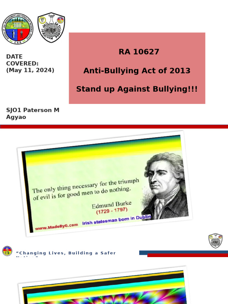 Ra 10627 - Anti-Bullying | PDF