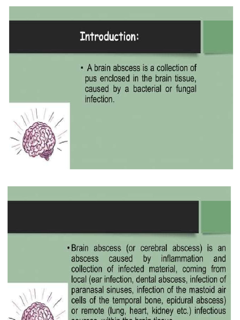 Brain Abscess | PDF
