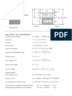 Soil properties and equations