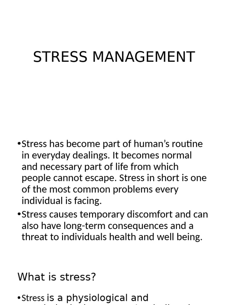 Understanding Stress and Coping Strategies | PDF | Stress (Biology ...