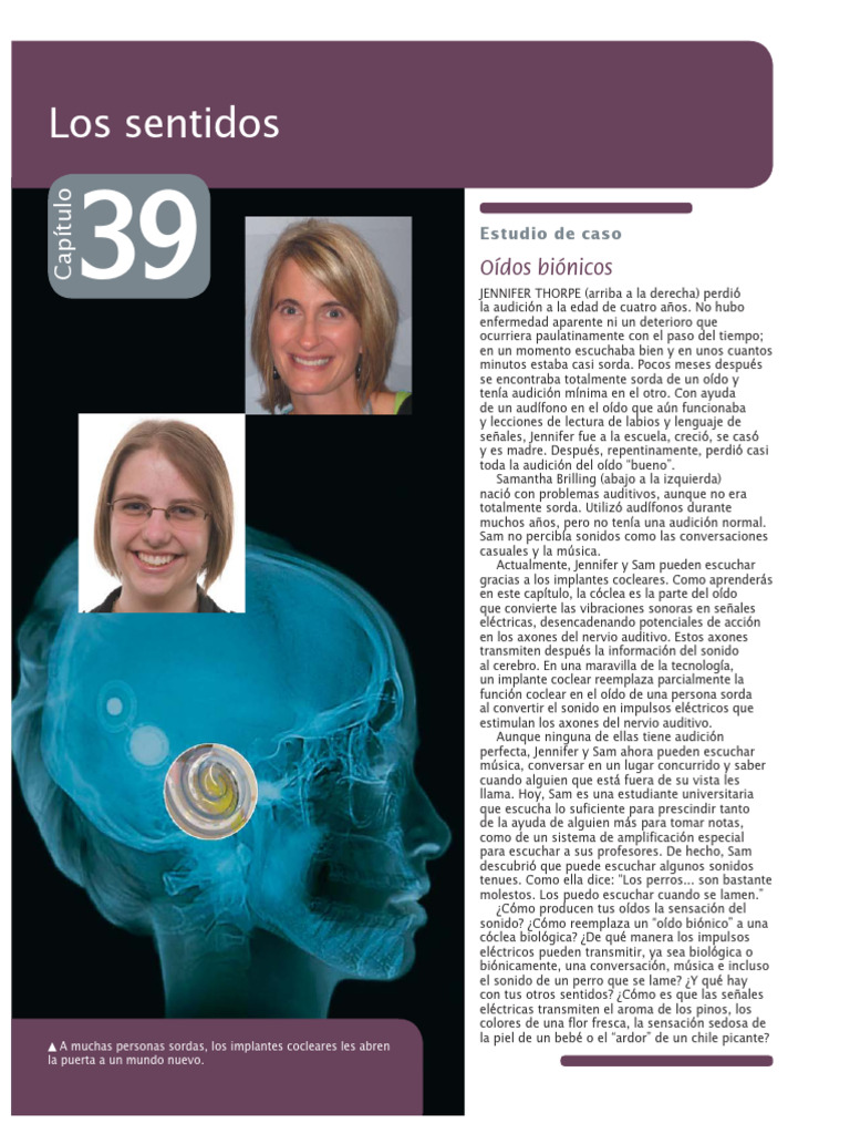 bio cap 39 | PDF | Escuchando | Oído
