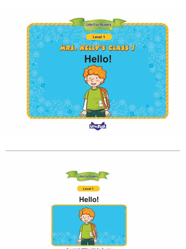 001.LV1.Mrs - Lv1.kelly - S Class 1 - Hello! | PDF