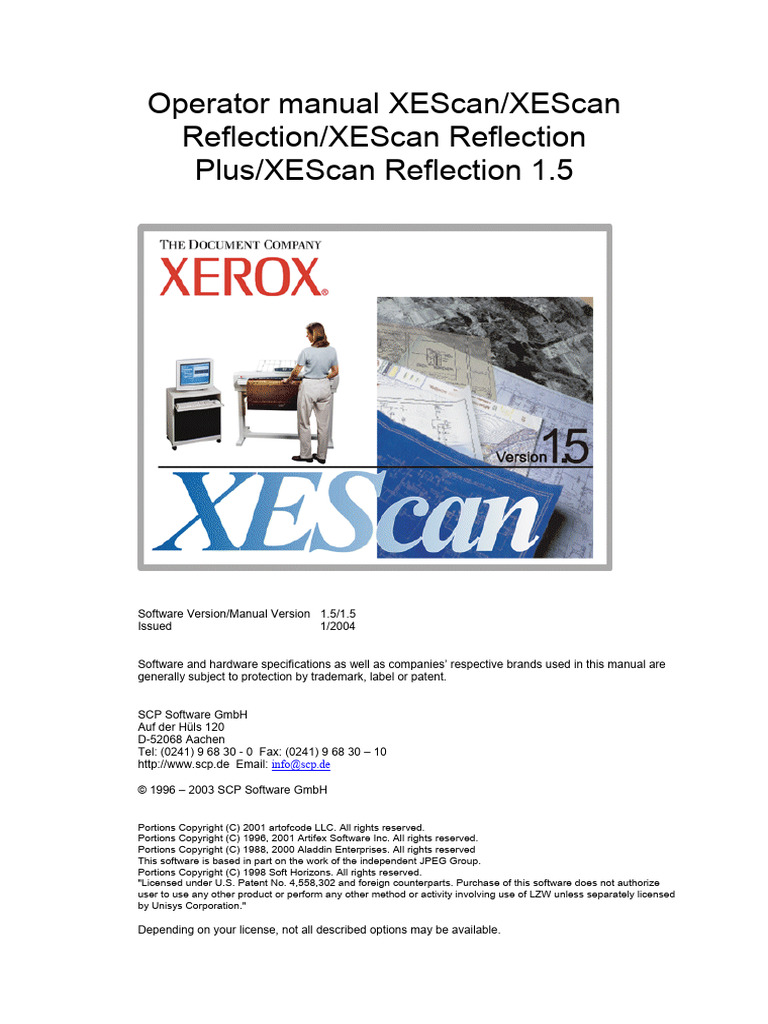 XEScan Reflection 1.5 Operator Manual | PDF | Image Scanner | Printer ...