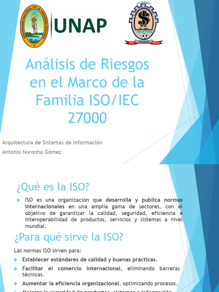 Análisis de Riesgos en ISO/IEC 27000 | PDF | La seguridad informática ...