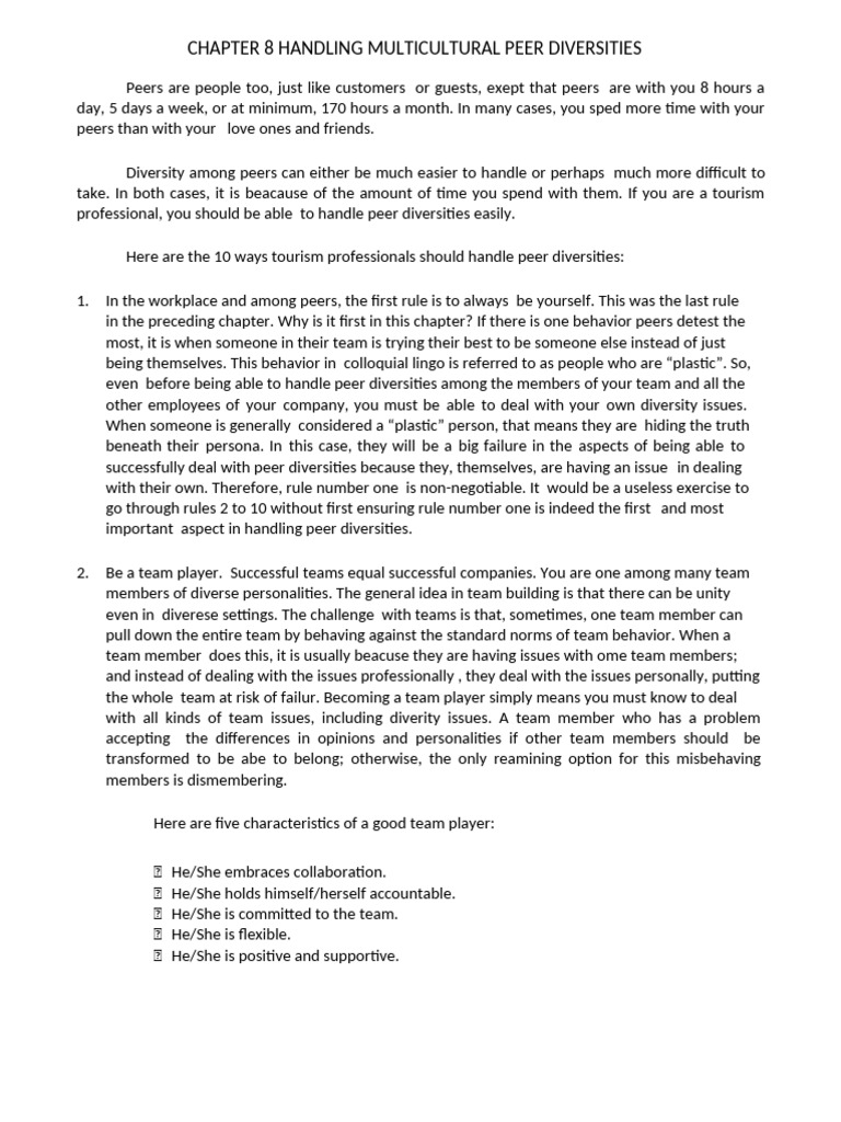 Managing Multicultural Peer Diversity | PDF | Human Skin Color