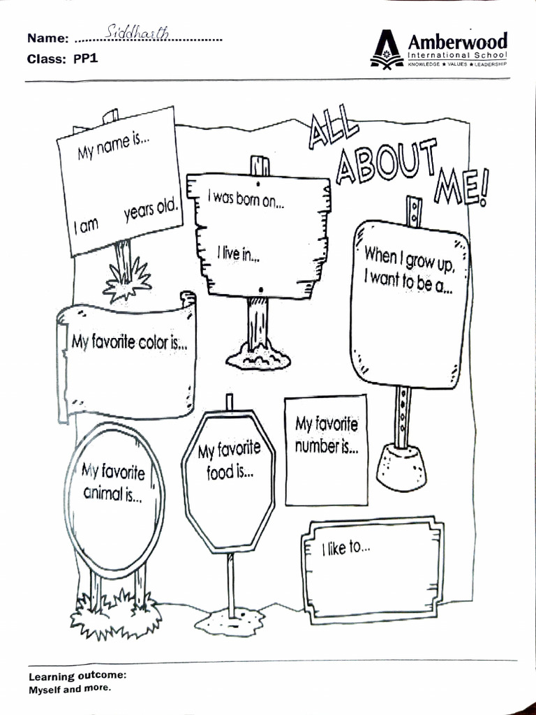 Personal Introduction for PP1 Class | PDF