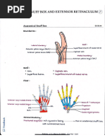 Anatomy and Contents of the Snuffbox | PDF