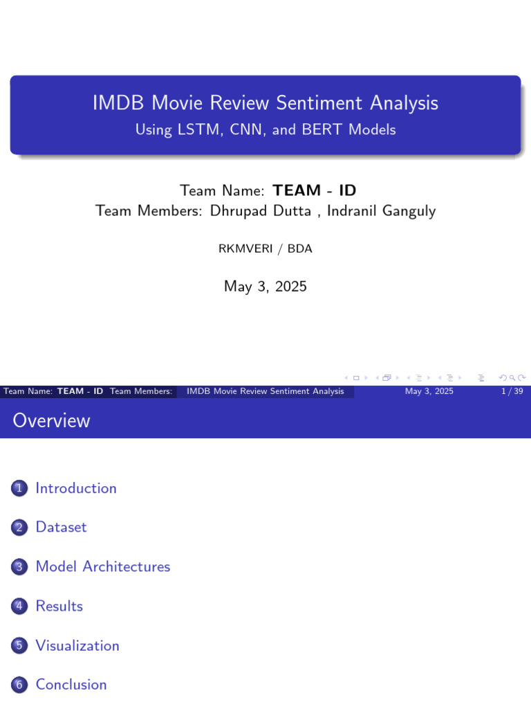 Deep Learning Final Project Presentation | PDF | Algorithms ...