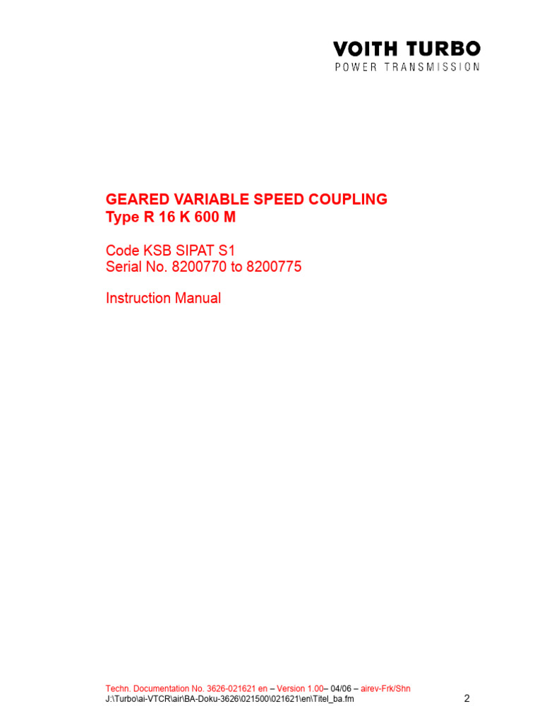 Fluid Coupling MDBFP | PDF | Lubricant | Pump