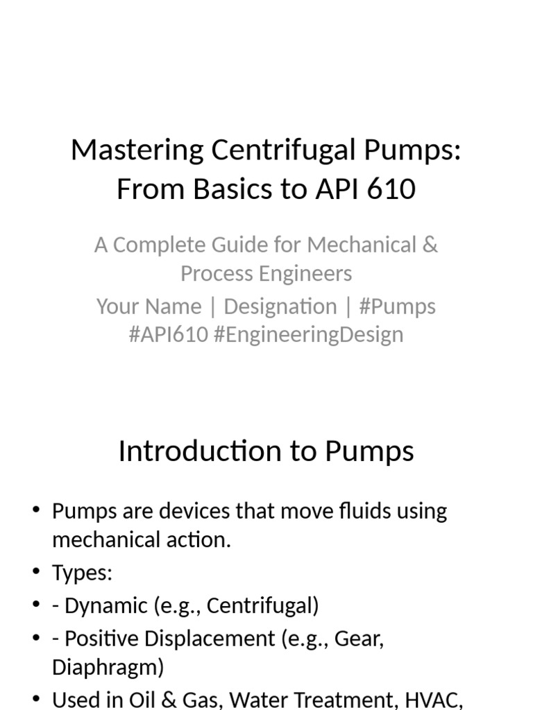 Centrifugal Pumps: A Complete Guide | PDF | Pump | Turbomachinery