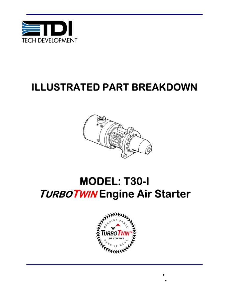 T30-I Turbotwin Engine Parts Breakdown | PDF | Turbine | Engines