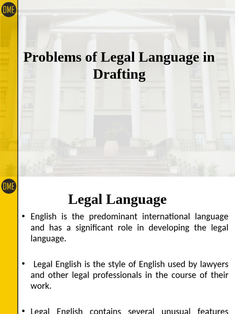 Challenges of Legal Language Today | PDF | Jargon | Linguistics