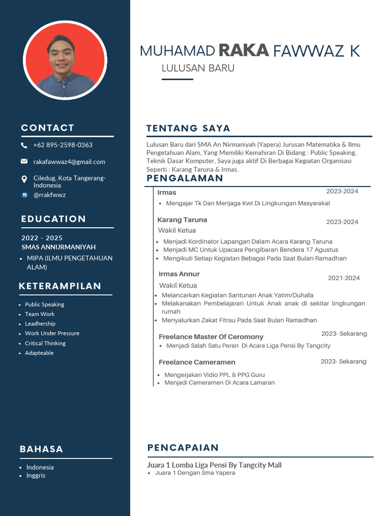 Blue Simple Professional CV Resume - 20250620 - 153001 - 0000 | PDF