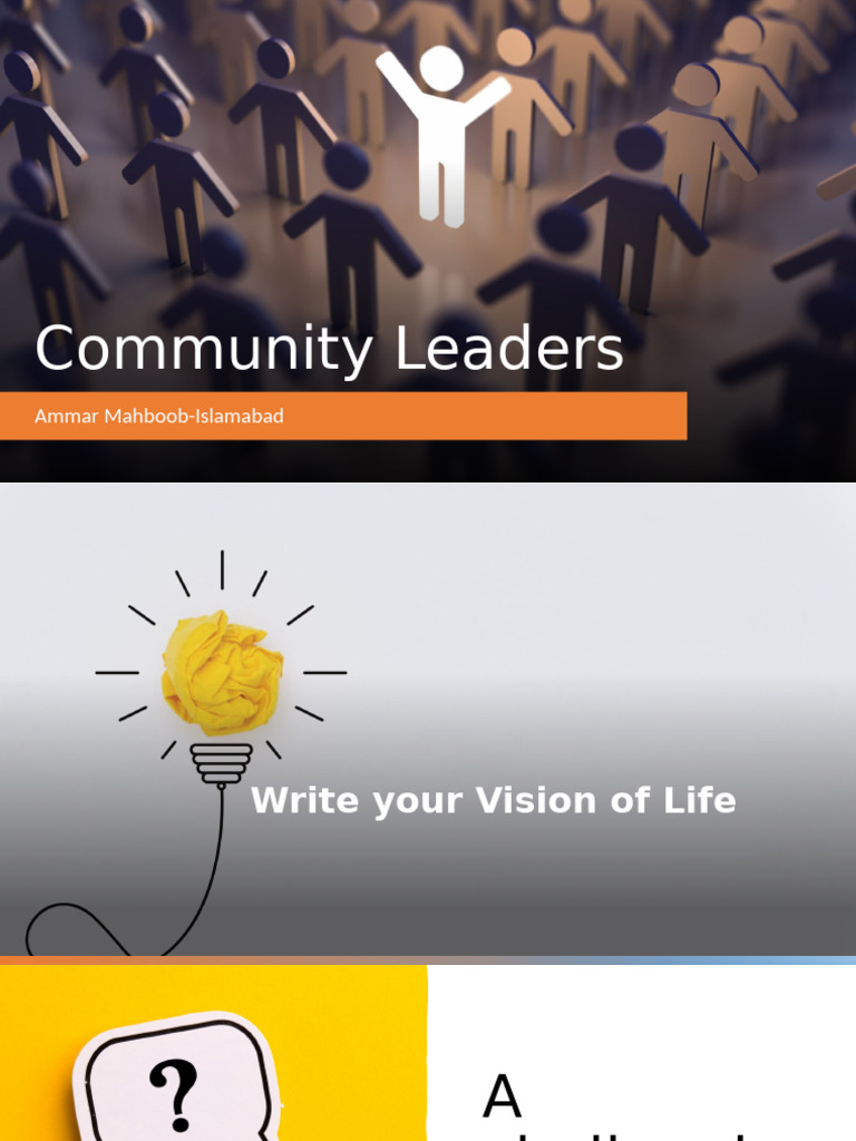 Community Leaders | PDF