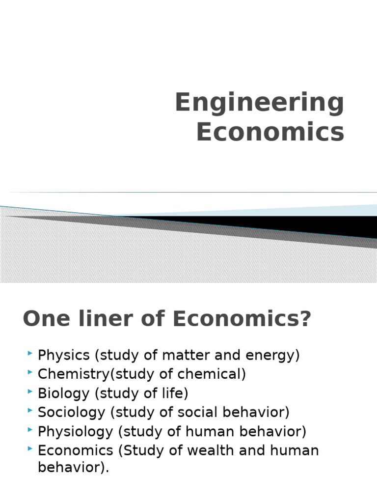 Engineering Economics | PDF