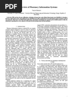 Download Overview of Pharmacy Information Systems by MasinovTale SN88088055 doc pdf