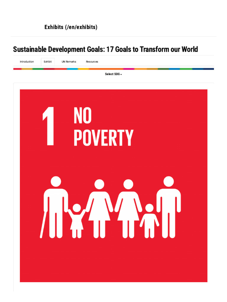 UN Sustainable Development Goals Overview | PDF | Oceans | Climate Change