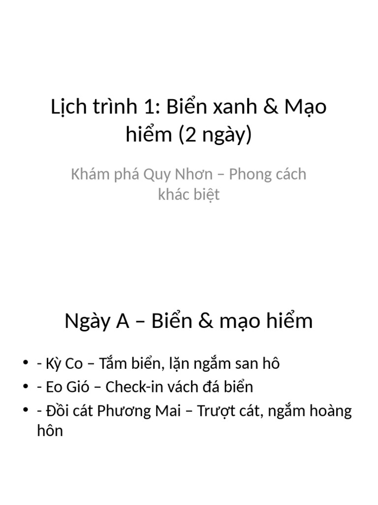 Lich Trinh Bien Mao Hiem | PDF
