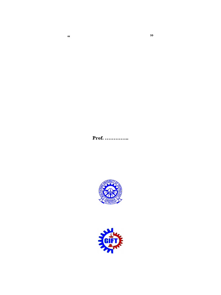 A Major Project Report Cover and Certificate Page | PDF
