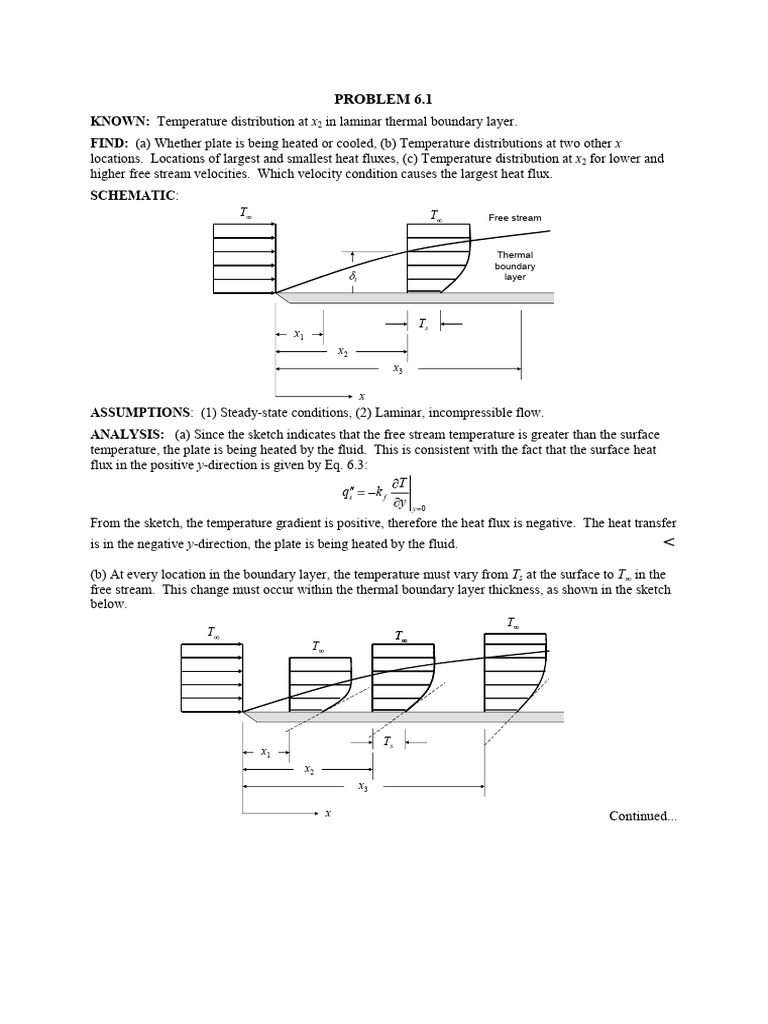 Heat Transfer in Laminar Flow | PDF | Boundary Layer | Liquids