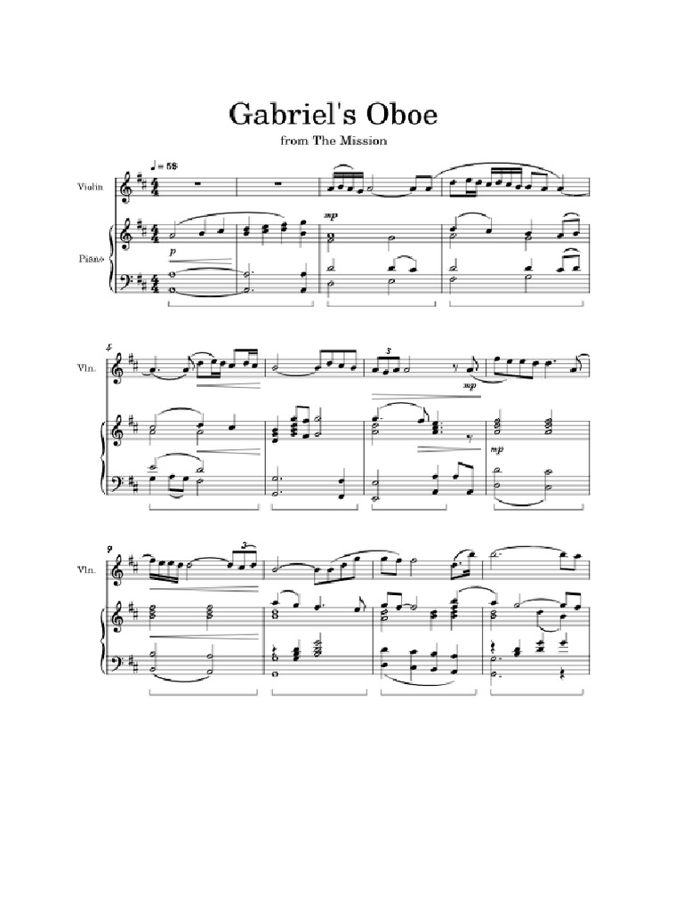 Gabiel's Oboe | PDF