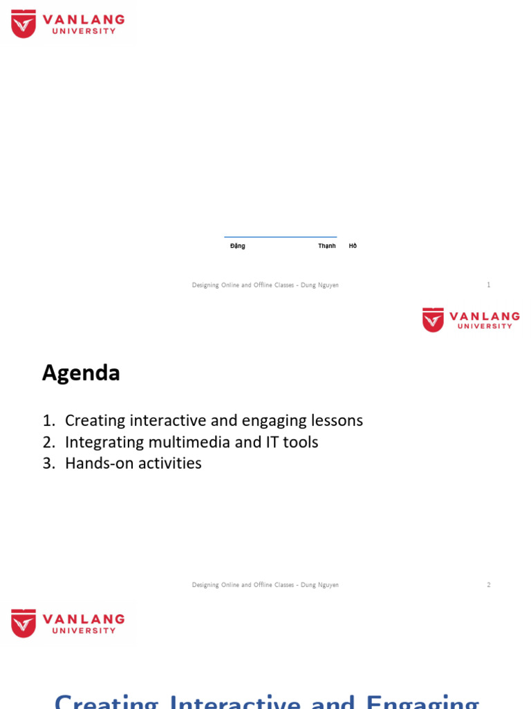 Designing Online and Offline Classes - Part 1 | PDF | Multimedia | Learning