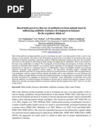 Download Antibiotics in Farm Animals Influences Resistance in Humans by antibio_resistance SN88091005 doc pdf