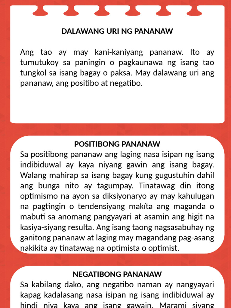 Postibong Pananaw Gabay Ang Pamilya | PDF