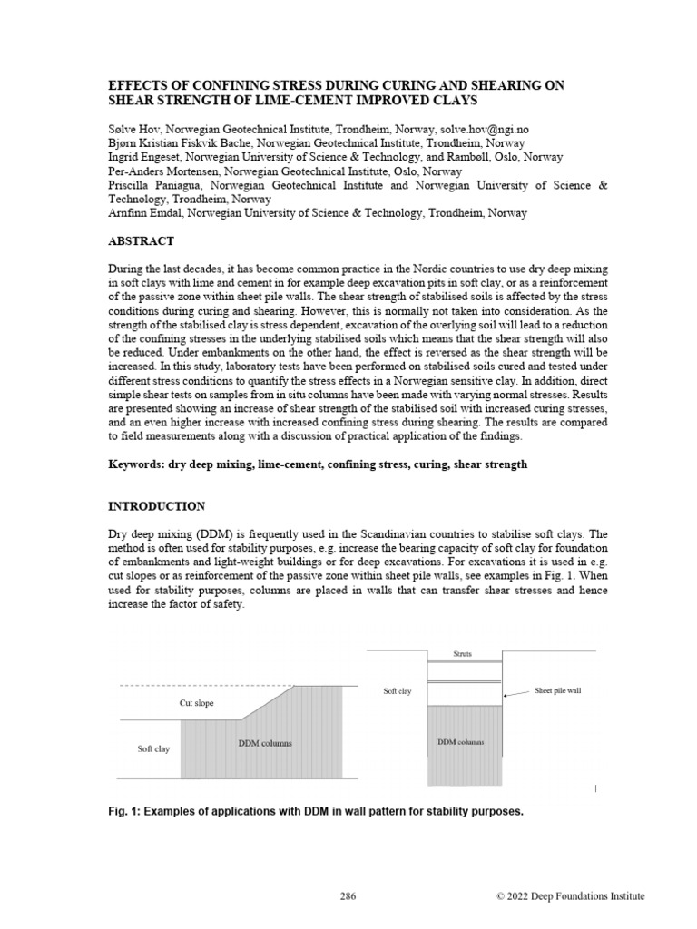 Impact of Curing Stress on Shear Strength | PDF | Strength Of Materials ...