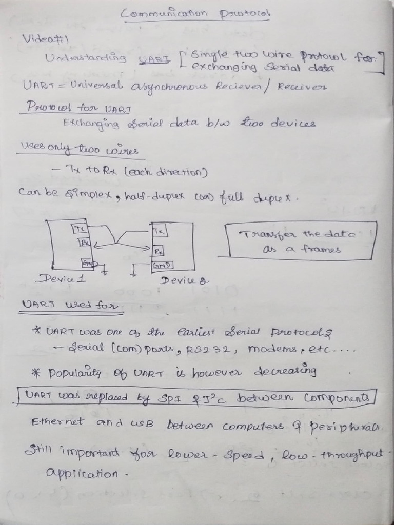Understanding UART Communication Protocol | PDF | Computing | Computer ...