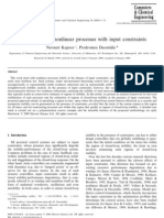 Stabilization of Nonlinear Processes With Input Constraints