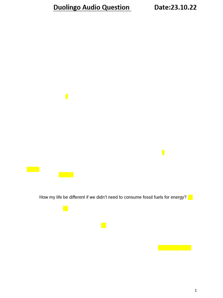 Duolingo Auodio Question | PDF