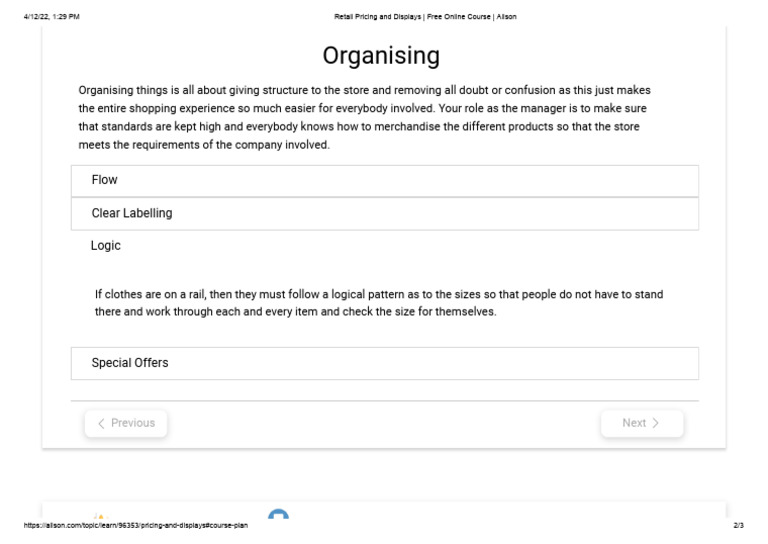 Retail Pricing And Displays 8c Pdf