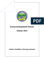 2012 Charter Kumeroa-Hopelands School
